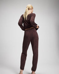 HOT SPOT MOCHA - Banded Ankle Pajama Pant