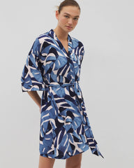 TROPICAL BREEZE SKY - Short Robe