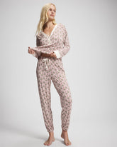 PATTERNED PIECES CHAMP - Banded Ankle Pajama Pant