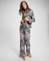 REGAL PAISLEY BLACK - Printed Pajama Pant