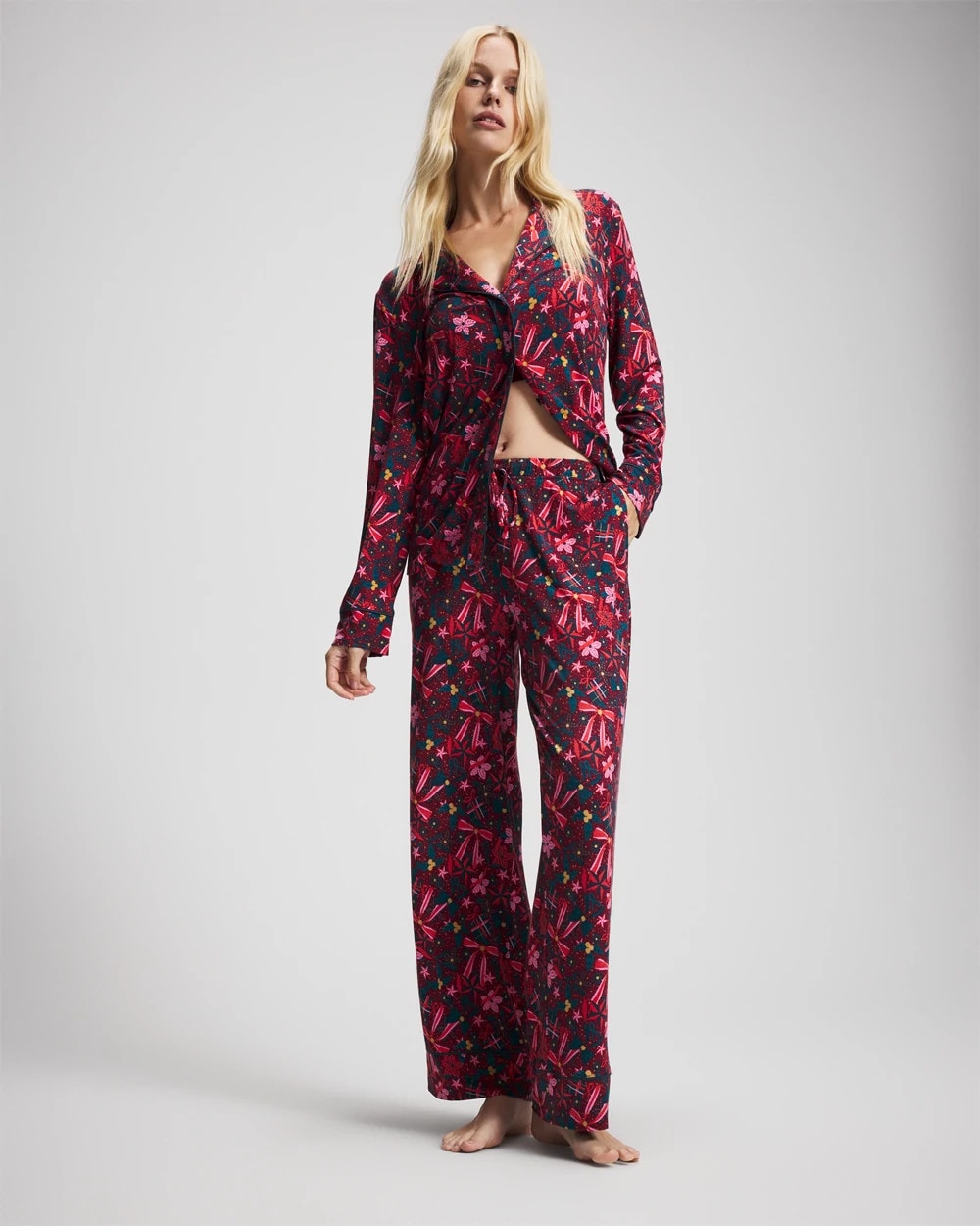 HOLLY JOLLY RED VELVET - Printed Pajama Pant