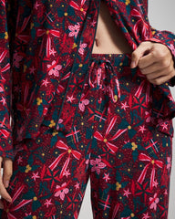 HOLLY JOLLY RED VELVET - Printed Pajama Pant
