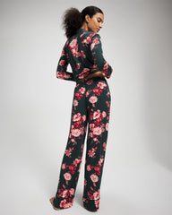 COTTAGE FLORAL GREEN - Printed Pajama Pant