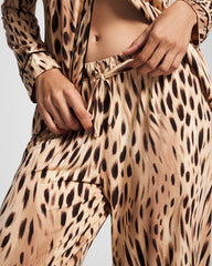 SPLENDID LEOPARD AMBER - Printed Pajama Pant