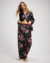 FLORAL DREAMS GRAND BLACK - Pajama Pants