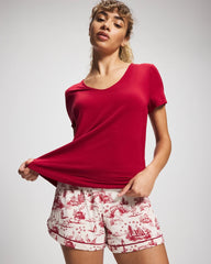 PAINT THE TOWN RED - Classic Pajama Top