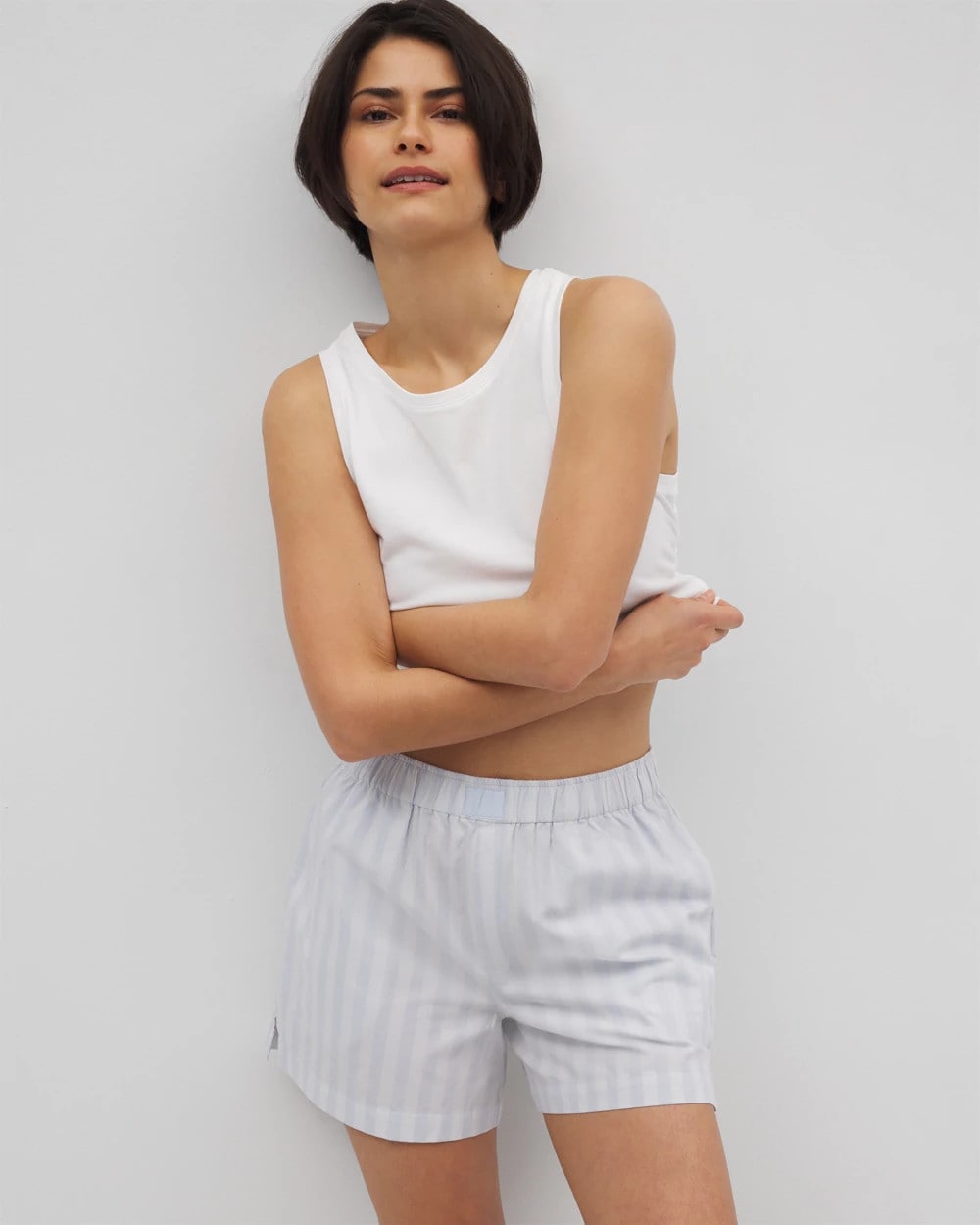 PLAYA STRIPE OCEAN AIR - Pajama Shorts