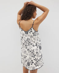 MEANDERING GARDEN CHAMP - V-Neck Chemise