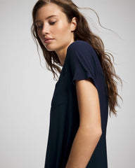 NIGHTFALL NAVY - Short-Sleeve Sleepshirt