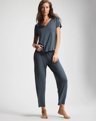 PETROL - Short Sleeve Pajama Tee