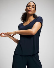 NIGHTFALL NAVY - Short Sleeve Pajama Tee