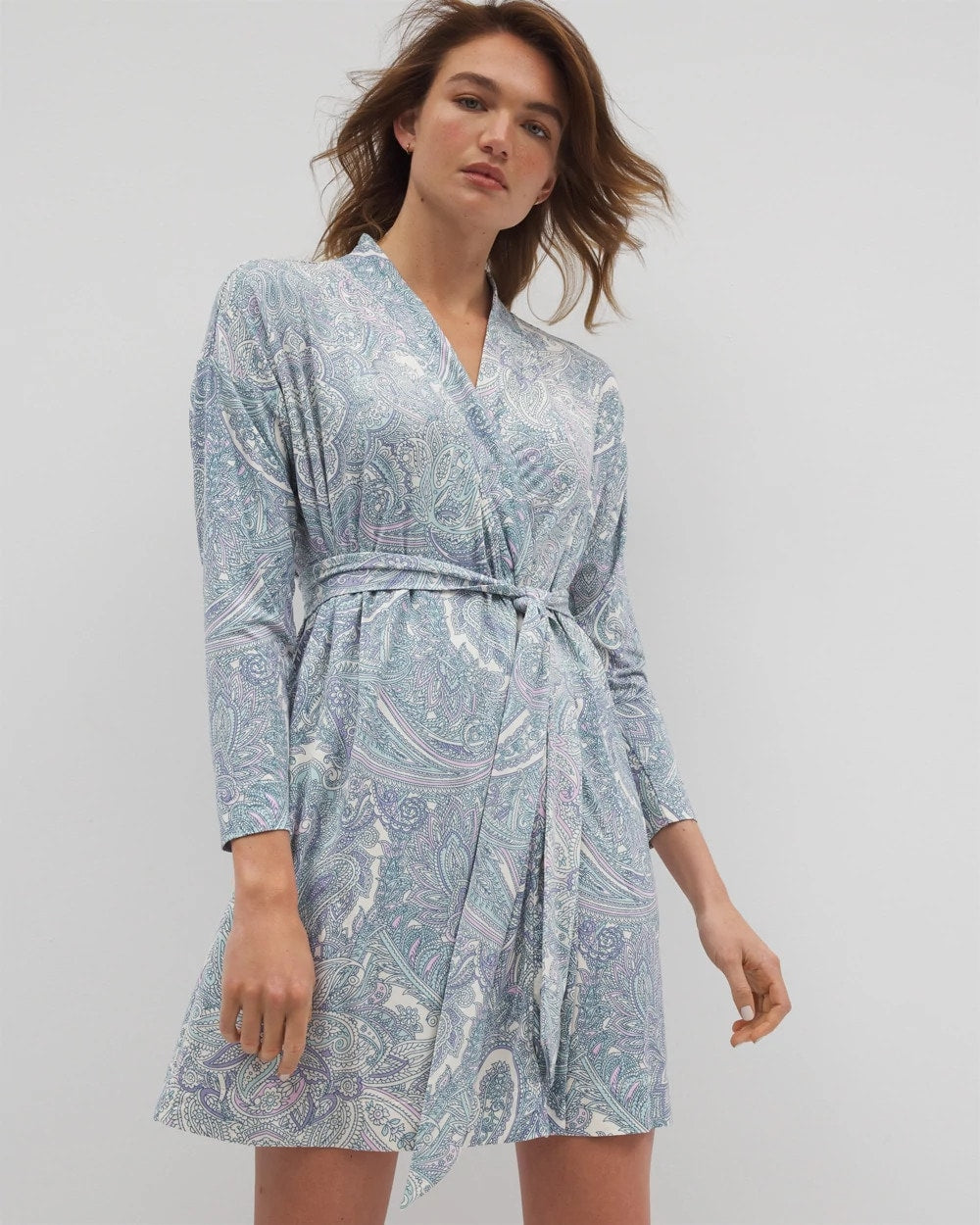 GLOBAL PAISLEY GRAND C - Short Robe