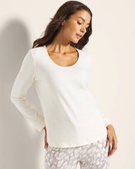 CHAMPAGNE DREAMS - Long-Sleeve Pajama Top