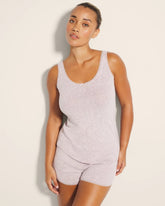 PORCELAIN/ELDERBERRY CD - Cozyluxe Pajama Tank