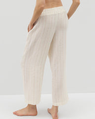 CHAMPAGNE STRIPE - Cotton Gauze Pajama Pant