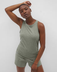HEATHER HIGHLANDS - Ruched Pajama Tank