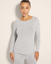 - Cozyluxe Long-Sleeve Pajama Top