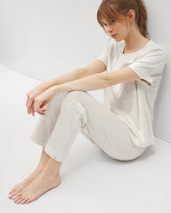 HEATHER CRYSTAL - Crop Pajama Pants