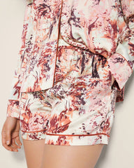 WALK IN THE PARK M CHAMP - Piped Pajama Shorts