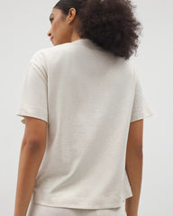 HEATHER CRYSTAL - Button-Front Pajama Tee