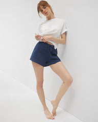 INK BLUE - Pajama Shorts