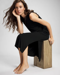 BLACK - Long Tank Sleepshirt