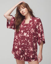 BUDDING ROMANCE VERMILL - Pajama Cardi