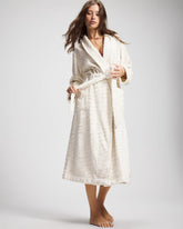 CHAMPAGNE DREAMS - Textured Plush Long Robe