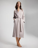 GRAY GLASS - Lace Long Robe
