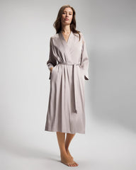 GRAY GLASS - Lace Long Robe