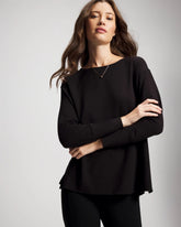 BLACK - Ultra Soft Fleece Dolman Top