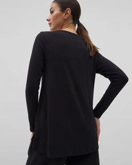 BLACK - Long-Sleeve Top