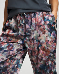 PETAL MOSAIC PETROL - Piped Pajama Pant