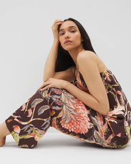 PARROT-DISO PLUME G FR - Piped Pajama Pant