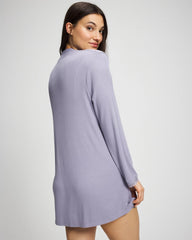 LAVENDER CLOUD - Pointelle Pajama Cardi