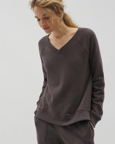 GALAXY GRAY - V-Neck Sweatshirt