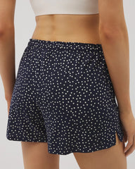 DOT OBSESSED NAVY - Pajama Shorts