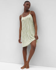 CHILL STRIPE CHAMPAGNE - Cool Nights Chemise
