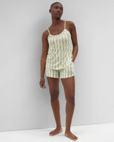 CHILL STRIPE CHAMPAGNE - Cool Nights Pajama Cami
