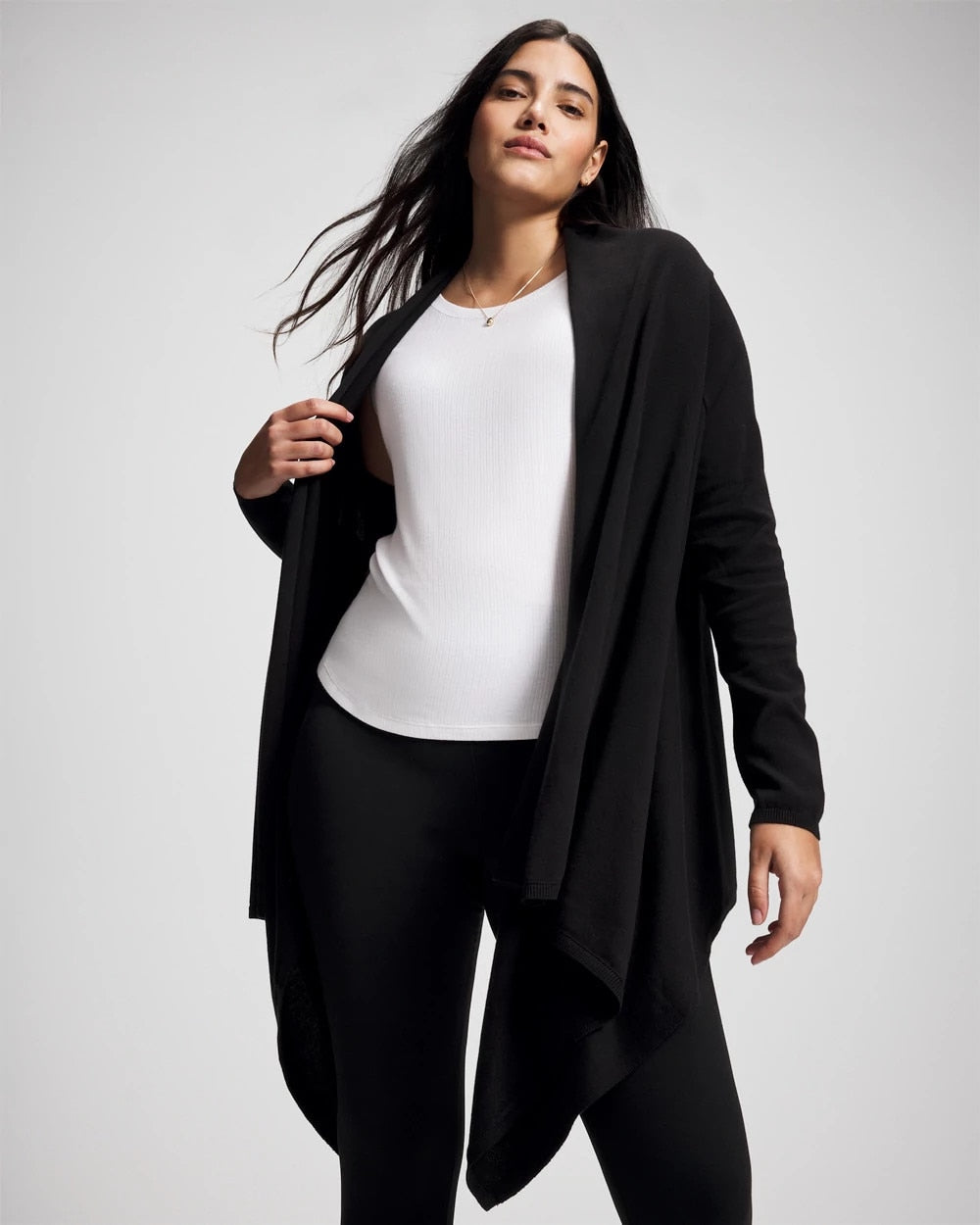 BLACK - Sweater Travel Wrap