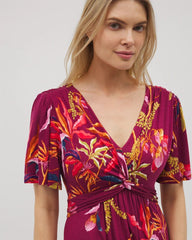 SUNRISE FLORA RED BEAUTY - Pamilla Midi Bra Dress