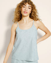 IDYLLIC BLUE CROSSDYE - Pajama Cami