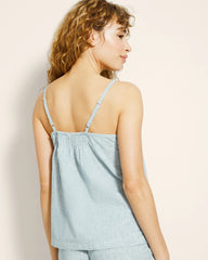 IDYLLIC BLUE CROSSDYE - Pajama Cami