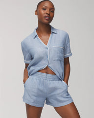 CROSSDYE VINTAGE INDIGO - Pajama Shorts