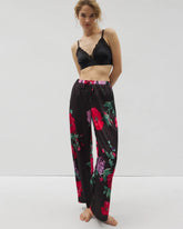 RHAPSODY FLORA G BLACK - Printed Pajama Pants