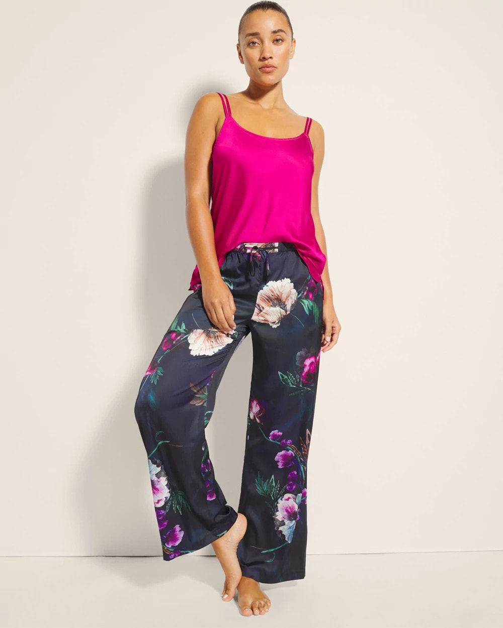 FLEUR EVER DRAMA NAVY - Printed Pajama Pants
