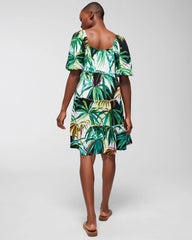 BUNGALOW PALMS COCONUT - Tiered Short Bra Dress