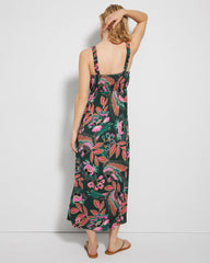 PARROT-ISE LUSH EMERALD - Midi Bra Dress