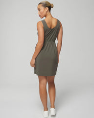DARK GRAY OLIVE - Tank Cargo Dress