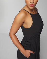 BLACK - Relaxed Travel Bra Dress